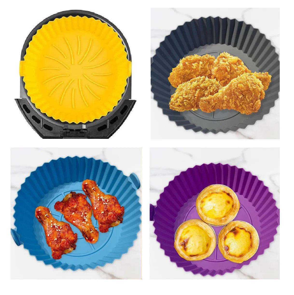 Bandeja De Silicona Freidora 20CM